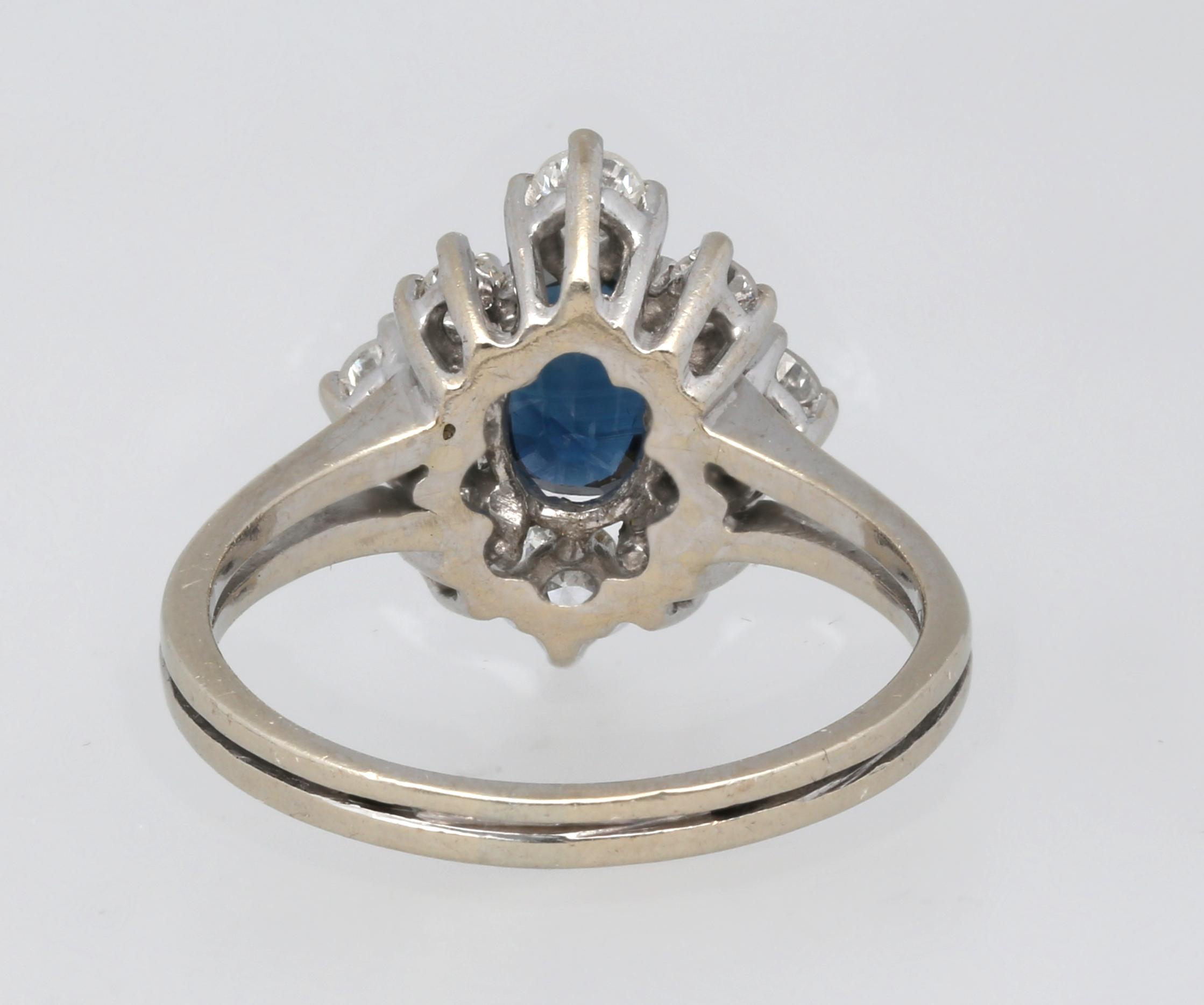 Saphir-Brillant-Ring