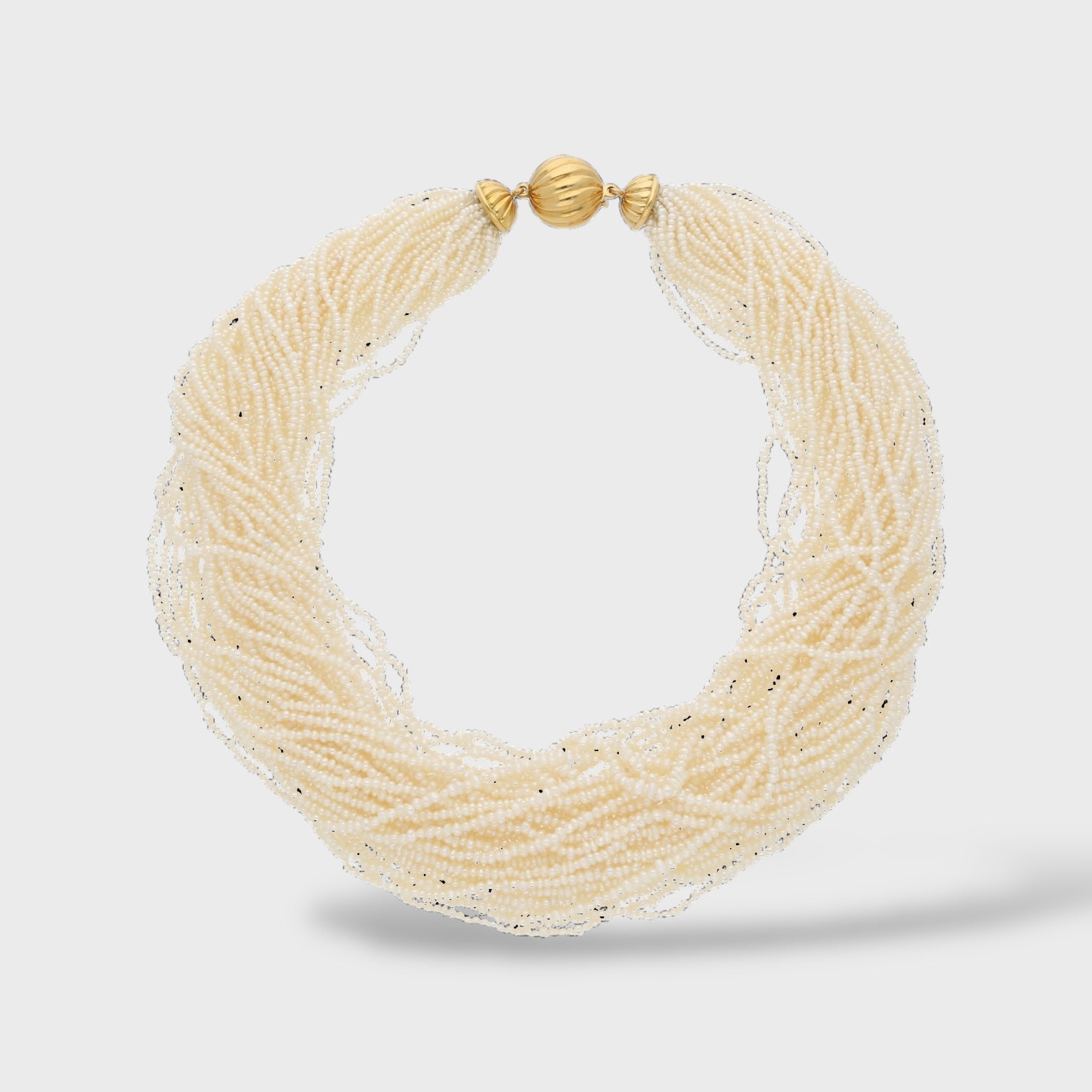 Saatperlen-Collier