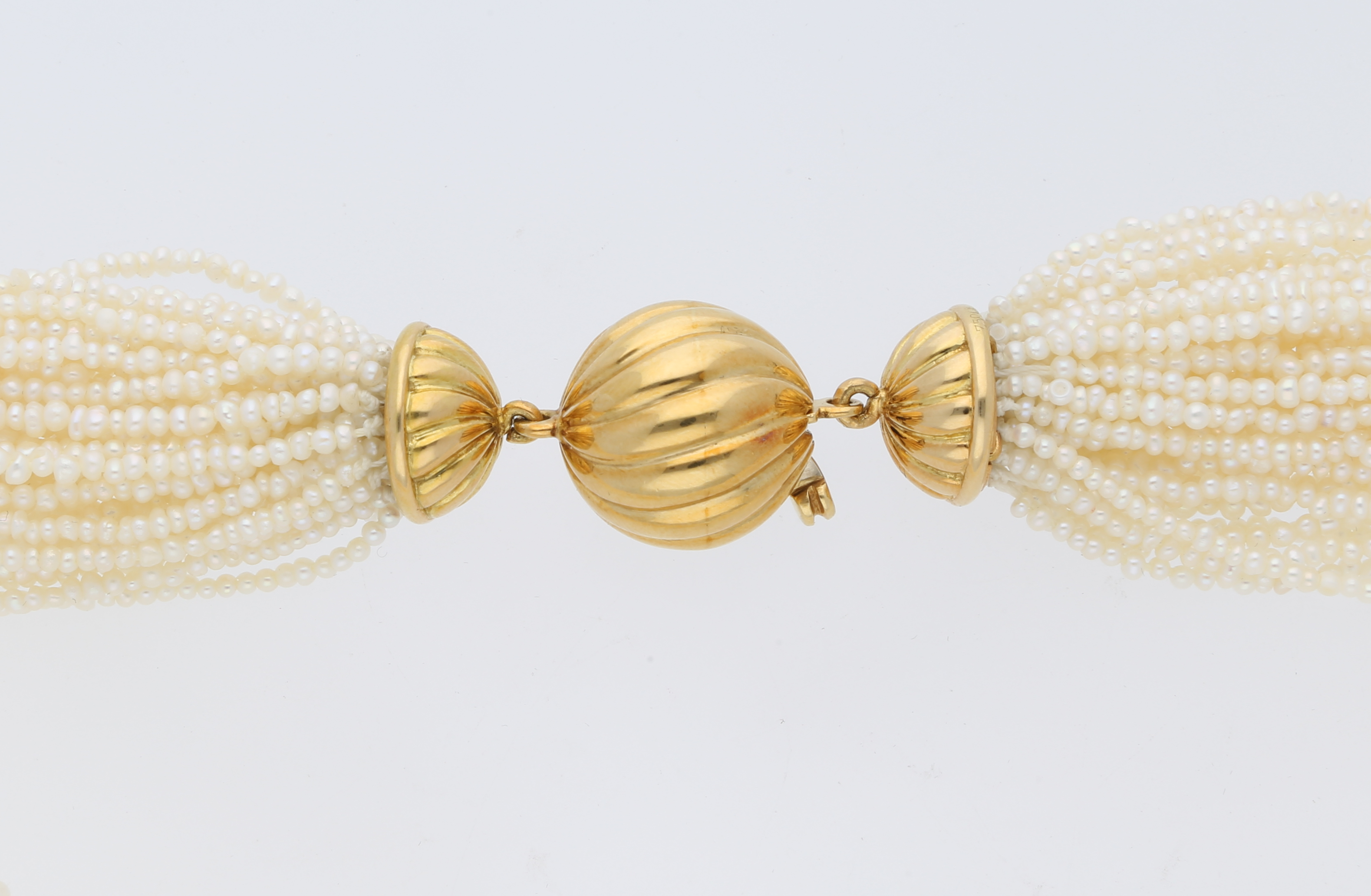 Saatperlen-Collier