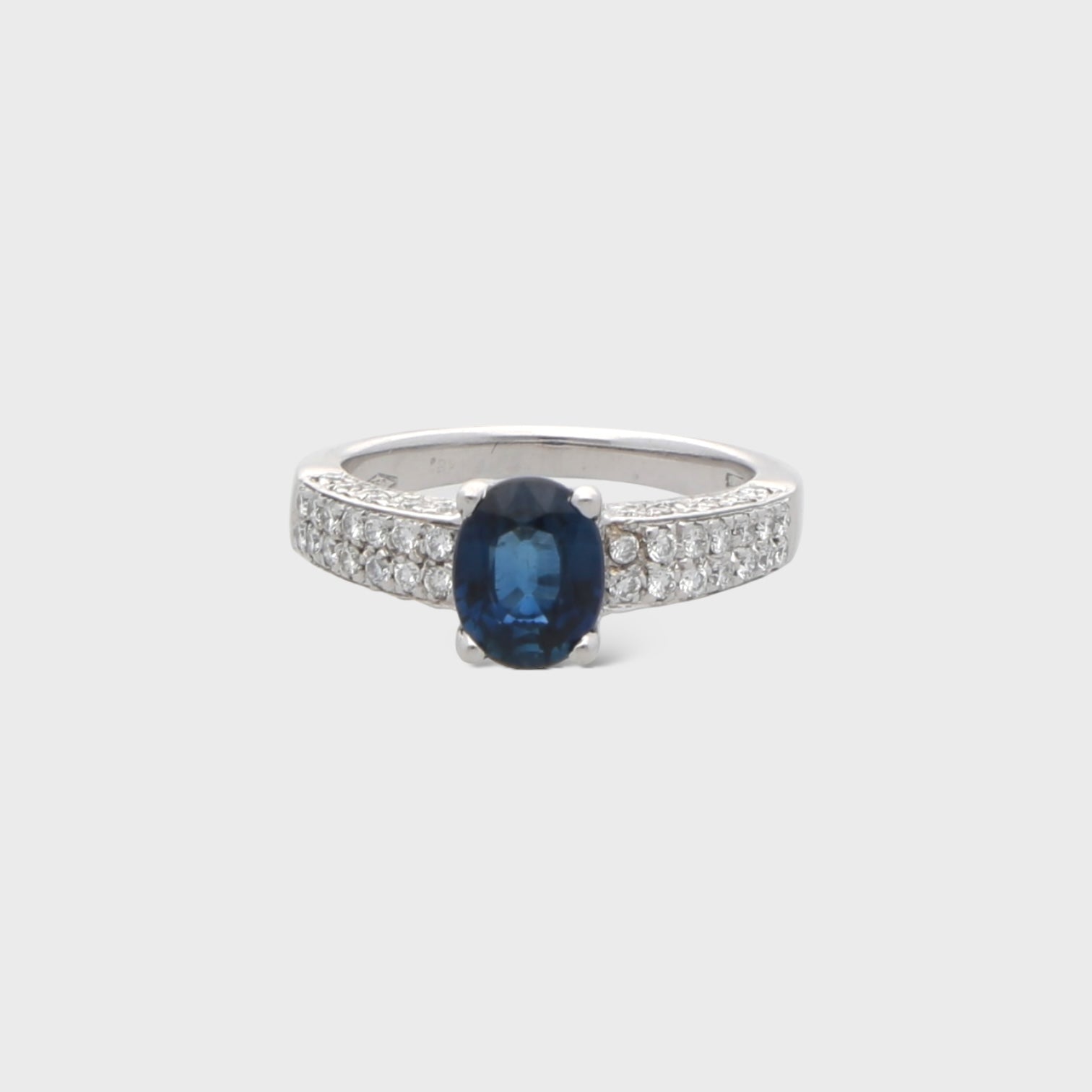 Second Hand Saphir-Diamant-Ring jetzt online kaufen auf kaleaz.
