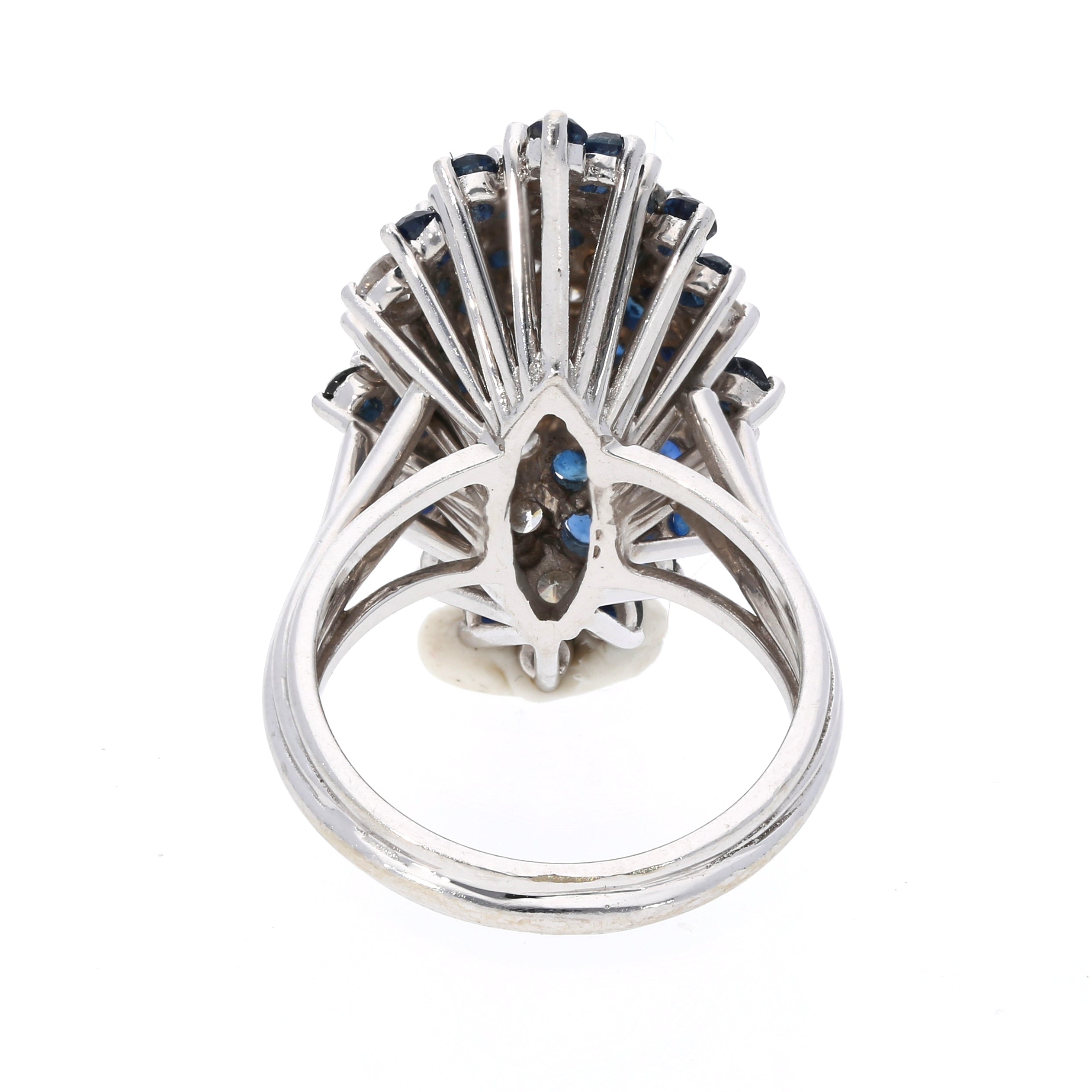 Saphir-Diamant-Ring