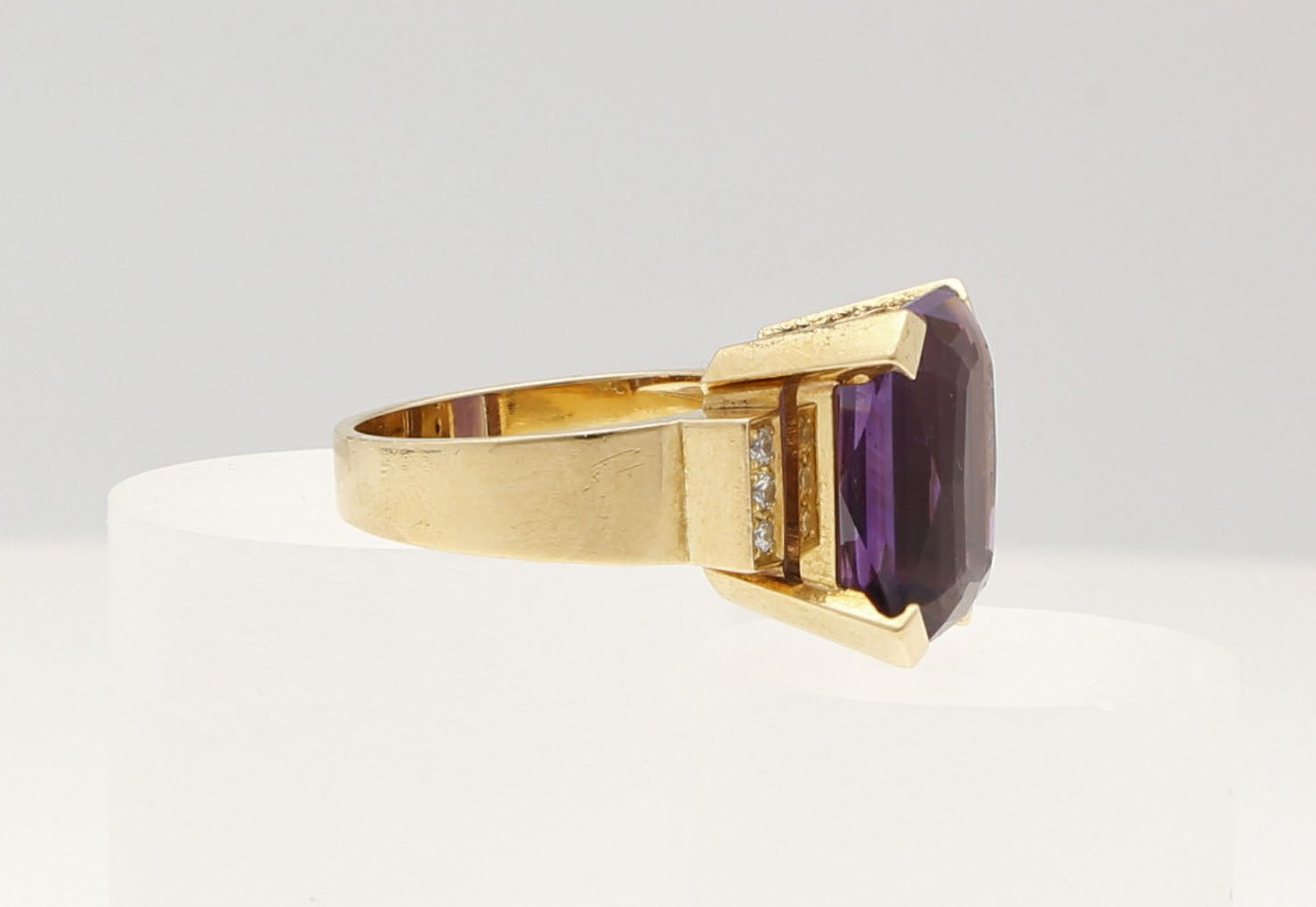 Amethyst-Diamant-Ring